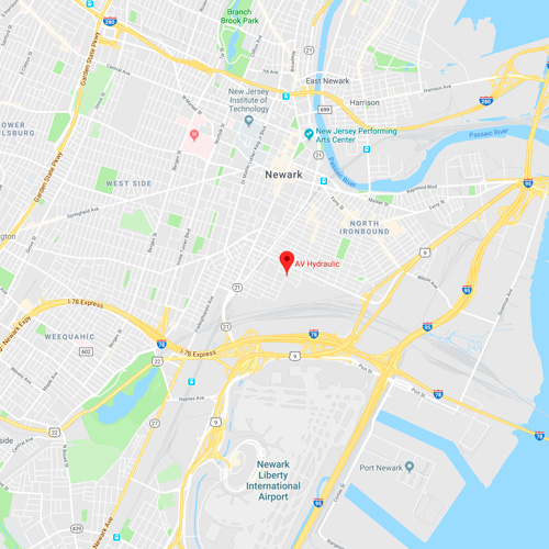 AV Hydraulic Map - 2 Avenue C, Newark, NJ 07114